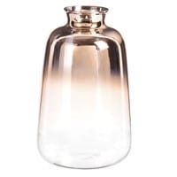 Vase aus kupferfarbenem Glas H15 Vase aus kupferfarbenem Glas H15