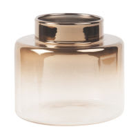 Vase en verre fumé H7 Vase en verre fumé H7