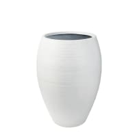 TAYLOR - Vaso da giardino in resina bianco, h 76 cm