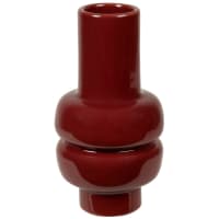 DINA - Lotto di 2 - Vaso in gres rosso alt. 16 cm