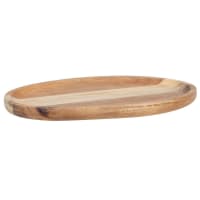 Vassoio ovale in legno di acacia Ø 25 cm