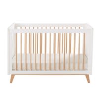 Vintage babybed met spijlen L125 Vintage babybed met spijlen L125