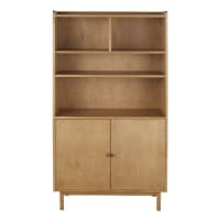 PERTH - Vintage entrance hall bookcase with 2 doors