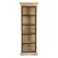 Vitrine aus massivem Mangoholz, B 68 cm Vitrine aus massivem Mangoholz, B 68 cm