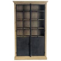 Vitrine aus Recycling-Kiefernholz Vitrine aus Recycling-Kiefernholz