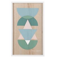 Wandbild mit Grafikmustern 30x50 Wandbild mit Grafikmustern 30x50