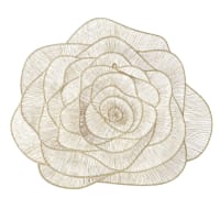 NAMIBIA - Wanddeko aus Papier, beige, 101x91cm