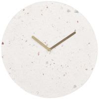 Wanduhr aus Marmor, weiß Wanduhr aus Marmor, weiß