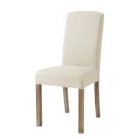 MARGAUX - Washed linen chair cover
