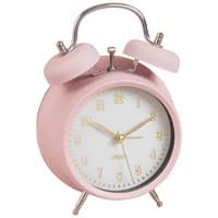 Wecker aus Metall, rosa Wecker aus Metall, rosa