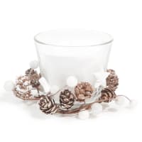WINTER - Weißer Kerzentischschmuck