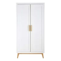 APRIL - White 2-Door Wardrobe