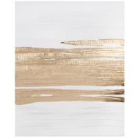MILAZZO - White and gold canvas 60x75cm