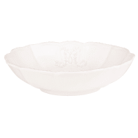 BOURGEOISIE - Set of 6 - White Earthenware Soup Plate
