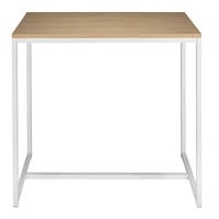 White metal bar table L 120 cm White metal bar table L 120 cm