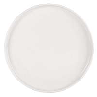 COLORADO - Set of 6 - White Stoneware Dinner Plate