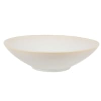 BARDENAS - White stoneware salad bowl