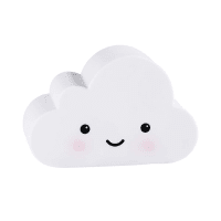 Wit nachtlampje wolk