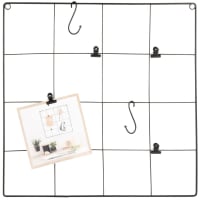 Set van 2 - Zwart metalen fotoraster 40x40