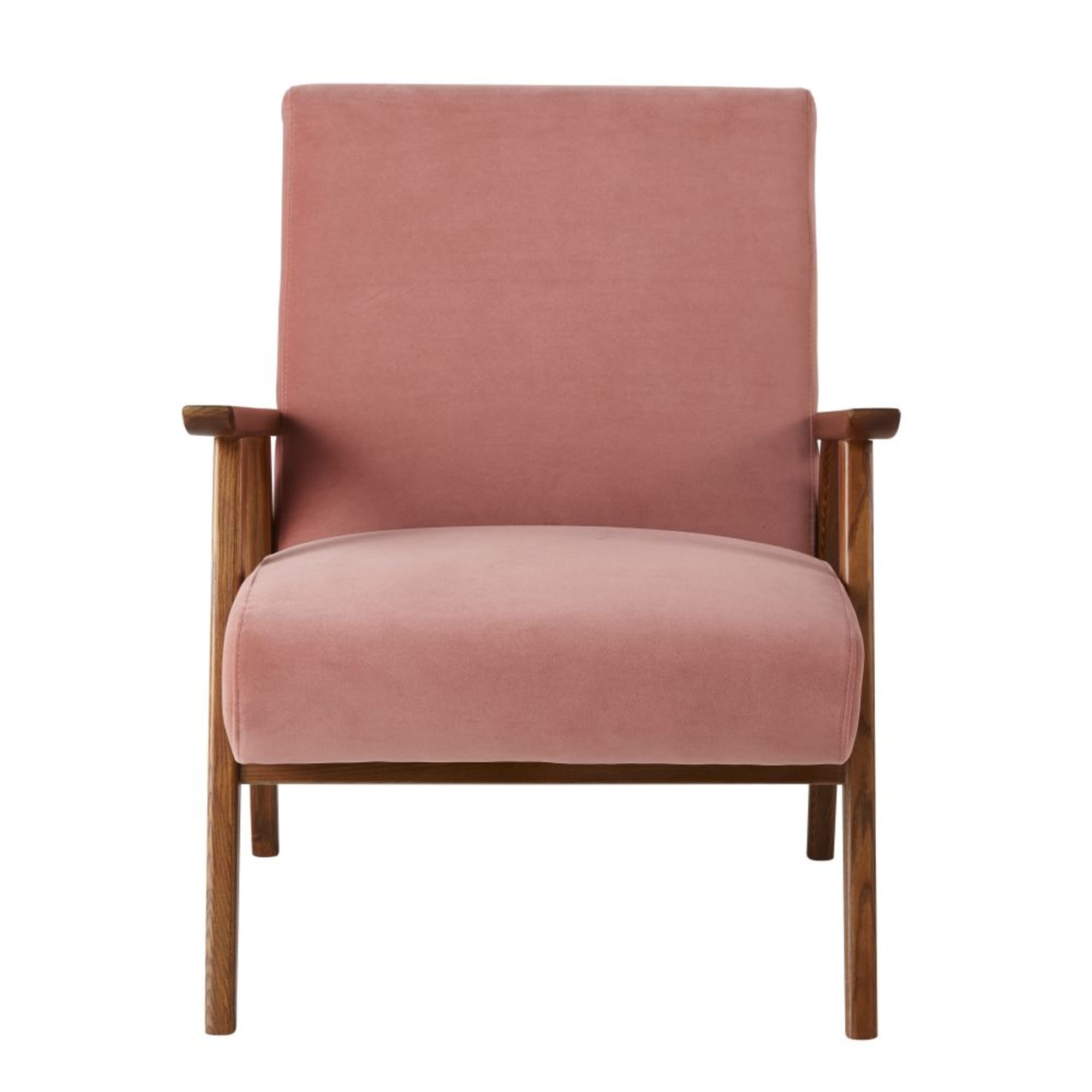 fauteuil vintage rose pieds en frene massif maisons du monde vintage fauteuil fauteuil vintage