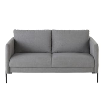 2 Sitzer Sofa Grau Meliert Elmo Maisons Du Monde