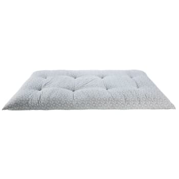 Matelas gaddiposh en coton bleu clair imprimé floral 90x190