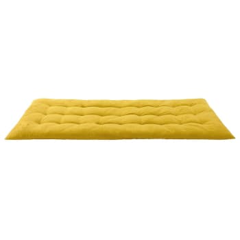 Matelas gaddiposh en coton jaune 90x190