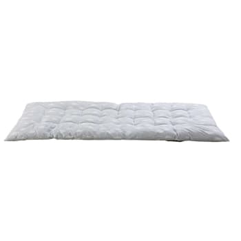 Matelas gaddiposh en coton recyclé gris imprimé nuages 90x190