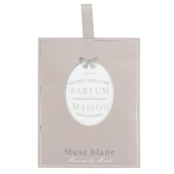 Sachet parfumé musc blanc Médaillon