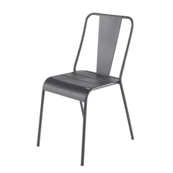 Silla de jardín de metal terracota Harry's | Maisons du Monde