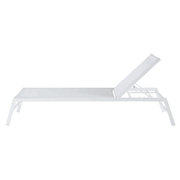 maisons du monde hurghada aluminium sun lounger