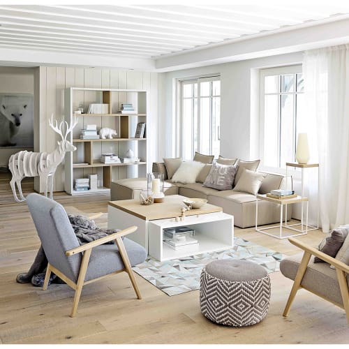 2 Coffee Tables In White Austral Maisons Du Monde 2 Coffee Tables In White Austral