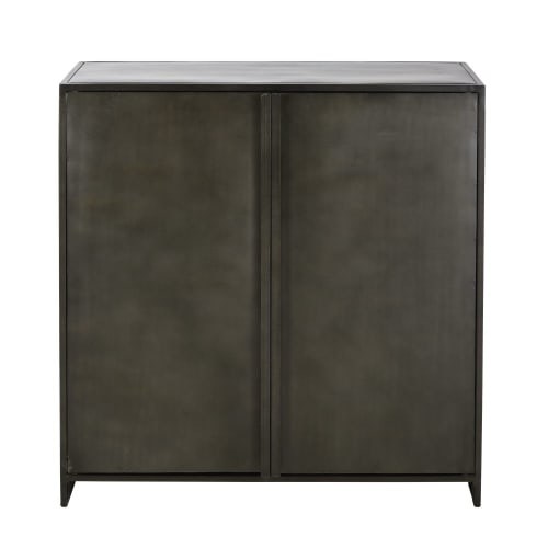 Furniture Sideboards | 2-door sideboard in patina aged-effect metal - SB20671