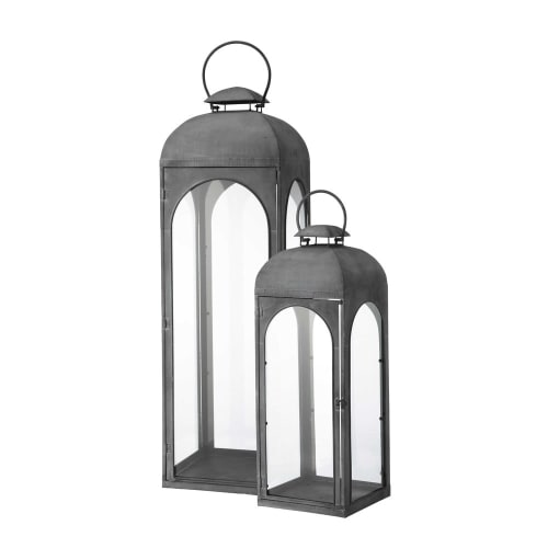 LAMPIONCINO DA CANCELLO LAMPIONE PER GIARDINO LANTERNA IN VETRO E27 Bianco Es45 85215626