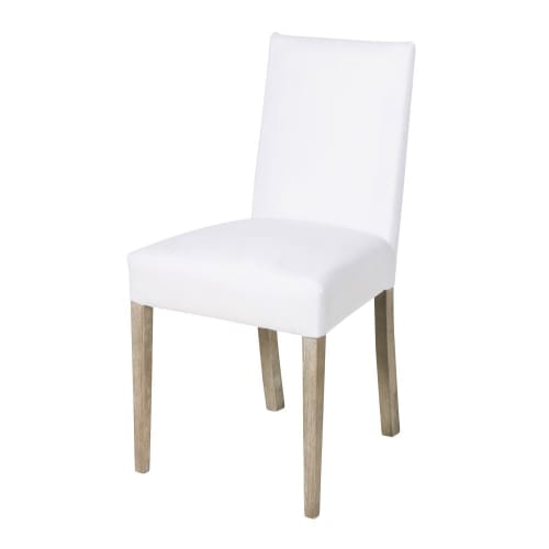 2 sedie da foderare bianche e gambe in legno massello di pino 2 sedie da foderare bianche e gambe in legno massello di pino