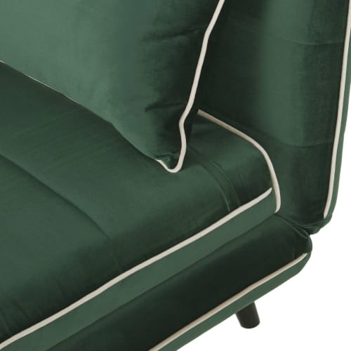 Sofas und sessel Klick-Klack | 2-Sitzer-Bank Clic-Clac mit grünem Samtbezug - VT40637