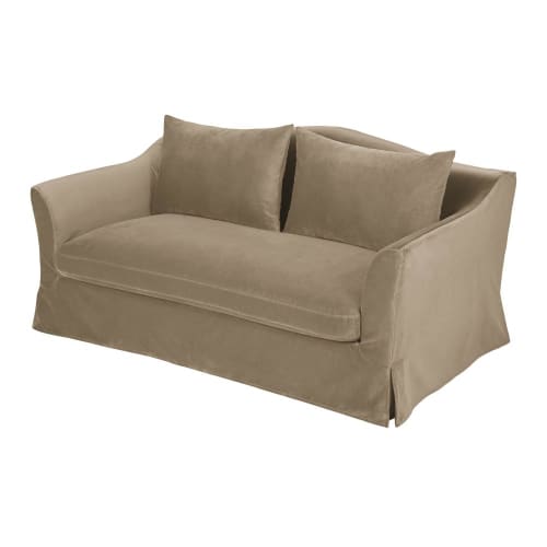 beige tan sofa