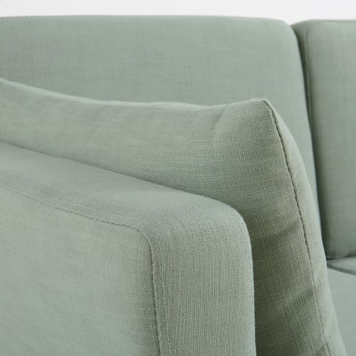 Sofas und sessel Gerade Sofas | 2-Sitzer-Vintage-Sofa, grau-grün - YM89486