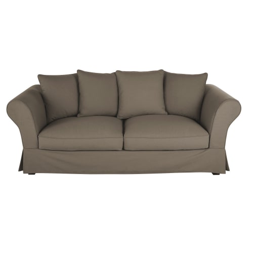 Good is beautiful Auswahl Good is beautiful Sofas | 3/4-Sitzer-Schlafsofa, taupe, 12cm Matratze - HB64979