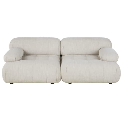 3/4-Sitzer-Sofa, grau