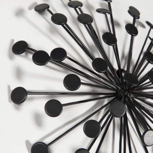 3 Black Metal Wall Decorations Ely Maisons du Monde