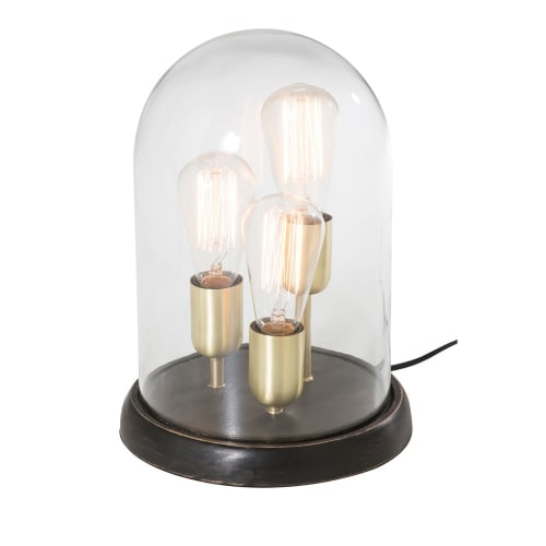 3 lampes sous cloche en verre | Maisons du Monde 3 lampes sous cloche en verre | Maisons du Monde