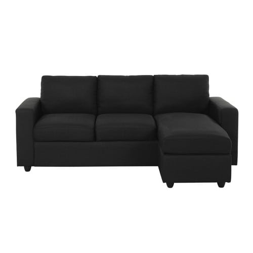 3 Seater Corner Sofa In Charcoal Grey