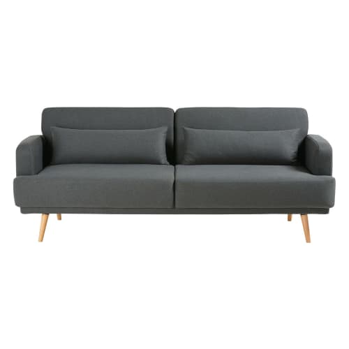 3-Sitzer-Sofa Clic-Clac in Grau