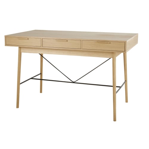 4-6 Seater Bar Dining Table with 6 Drawers W160 Workshop | Maisons du Monde