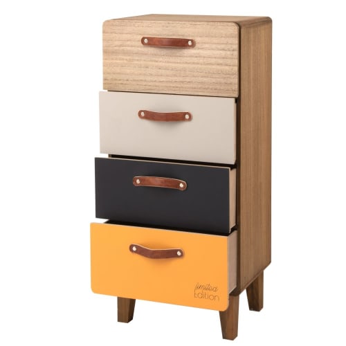 4Drawer Multicoloured Small Storage Unit Boston Maisons du Monde