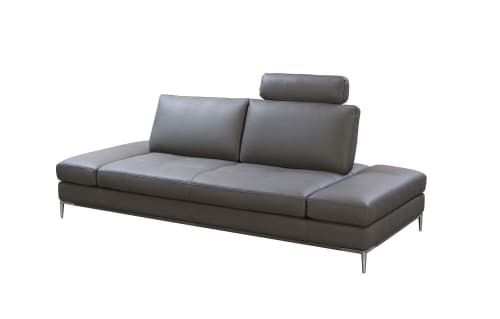Sofas und sessel Gerade Sofas | 4-Sitzer-Sofa mit anthrazitgrauem Beschichtetes Textilgewebe - AY00543