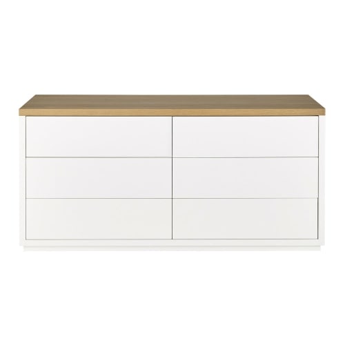 Business Wardrobe, chests of drawers & luggage racks | 6-Drawers White Chest - TL96561