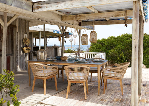 8 10 Seater Cement Garden Table W220