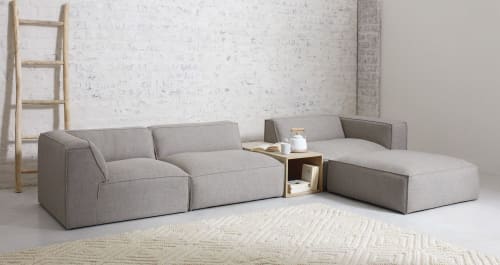 Canapés et fauteuils Canapés modulables | Accoudoir d'angle gauche pour canapé gris - OL17958